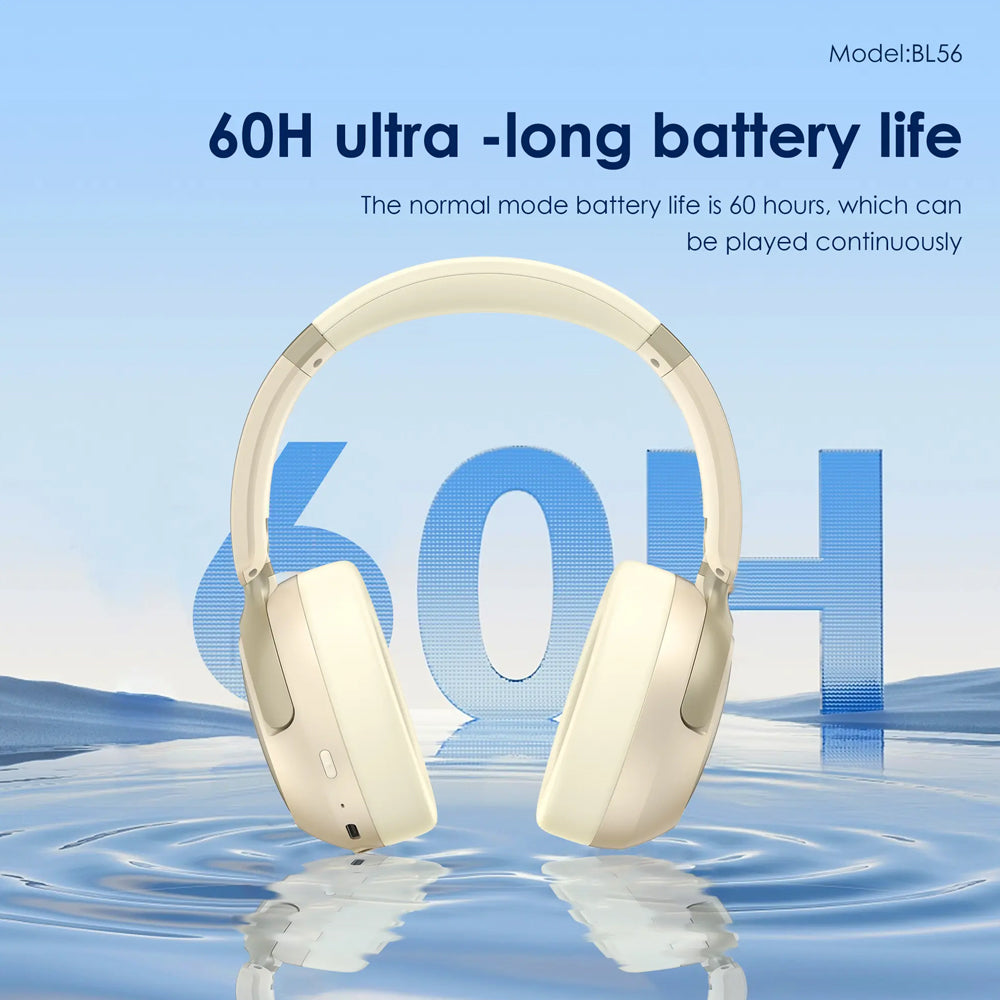 FONENG BL56 ANC & ENC Foldable Bluetooth Wireless Headphones