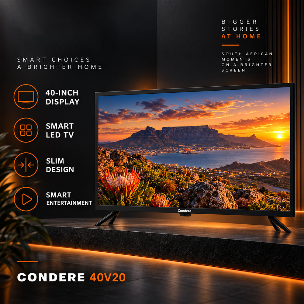 Condere Android Smart LED TV with Wi-Fi - 40 Inch