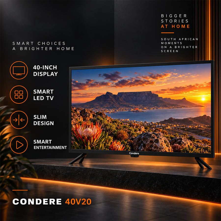 Condere Android Smart LED TV with Wi-Fi - 40 Inch
