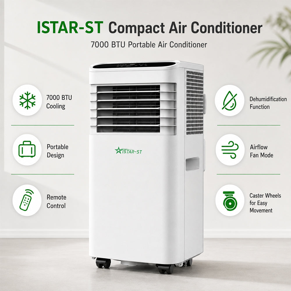 iStar 7000 BTU Compact Portable Air Conditioner