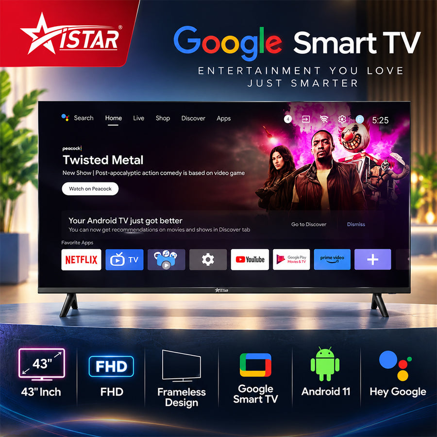 iStar 43-Inch Full HD Google Android Smart TV