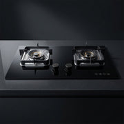 XMY 2-Burner Tempered Glass Gas Stove – RH-6007 Super-Slim Whirlwind Burner