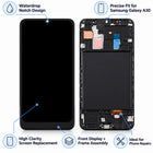 Replacement Screen with Frame for Samsung Galaxy A30