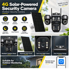 4G LTE Solar-Powered Outdoor Security Camera with EseeCloud App
