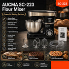 AUCMA 1200W Stand Mixer with Stainless Steel Bowl
