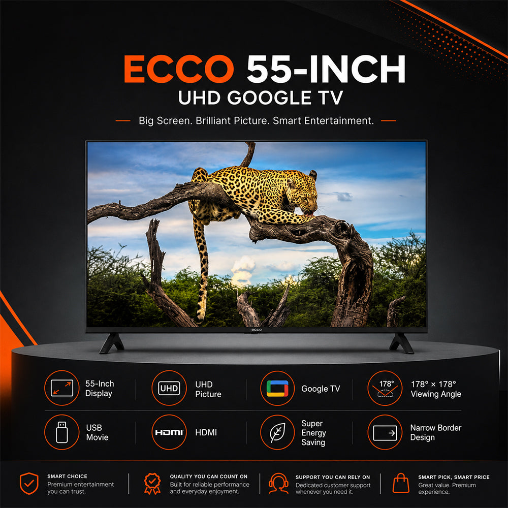 ECCO 55-Inch 4K UHD Google TV LH55