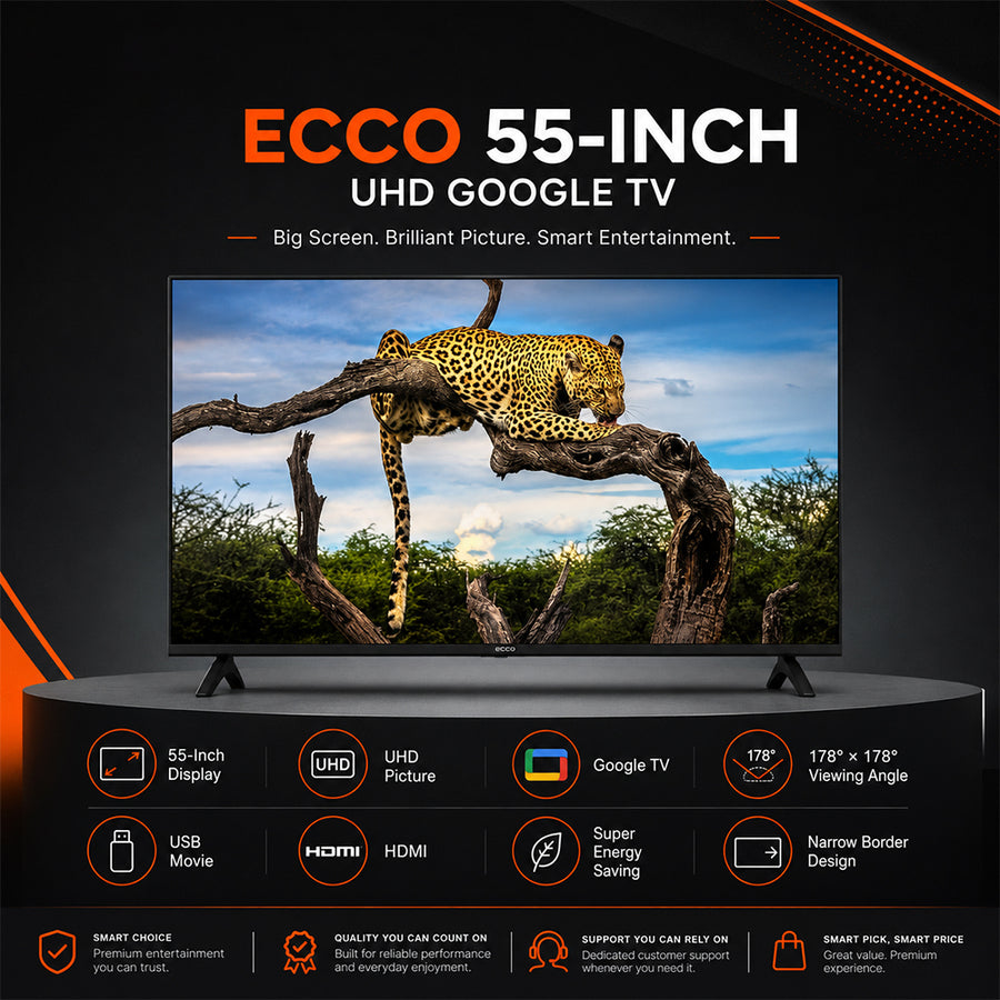 ECCO 55-Inch 4K UHD Google TV LH55