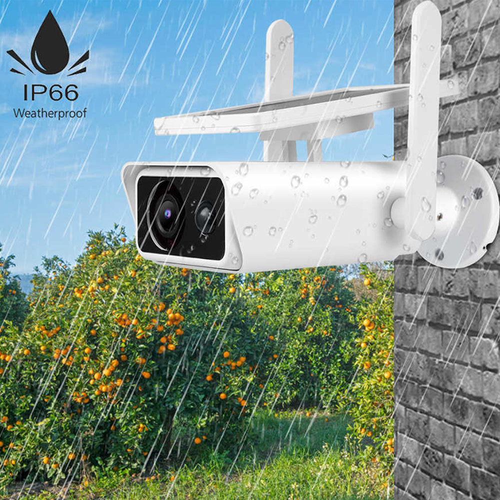 1080P Outdoor Solar-Powered PTZ Security Camera – Wireless Smart App Control