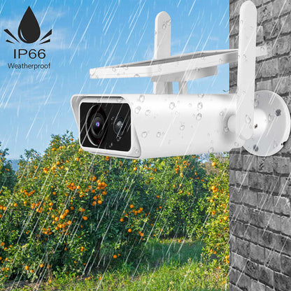 1080P Outdoor Solar-Powered PTZ Security Camera with Smart App Control