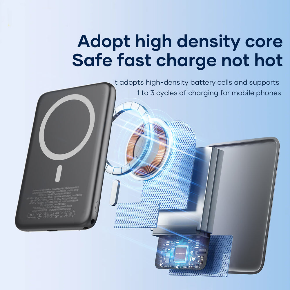 FONENG 10000mAh 22.5W Ultra-Thin Magnetic Wireless Power Bank