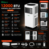 iStar 12000 BTU Portable Air Conditioner – Dual Motor
