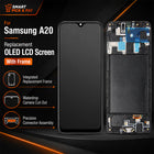 Premium OLED Screen with Frame for Samsung Galaxy A20