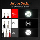 Istar-ST 4-Inch Heavy-Duty Large-View Cross Round Spot Light - Pack Of 2