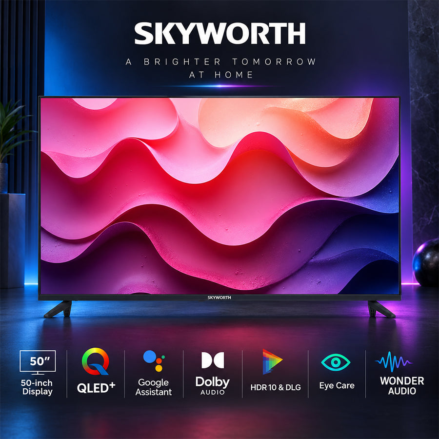 Skyworth 50-Inch Full HD QLED Google Smart TV