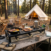 3-Burner Catering Gas Stove with Heavy-Duty Boiling Rings