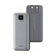 FONENG 10000mAh 22.5W Fast Charging Power Bank with 2 Built-In Cables