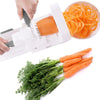4-in-1 Vegetable Spiralizer – Create Fresh Zucchini & Carrot Noodles Instantly