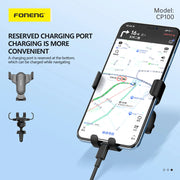 FONENG Gravity Air Vent Car Phone Holder