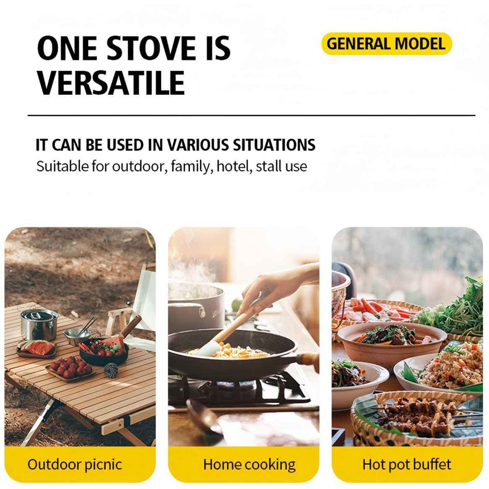 Aruif Outdoor Gas Stove | Instant Piezo Ignition & Economical Fuel Use