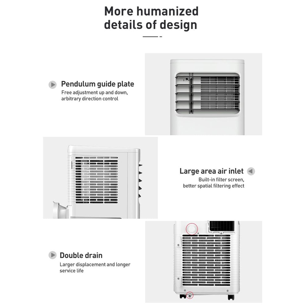 ISTAR-ST 12,000 BTU Portable Mobile Air Conditioner – Dual Motor