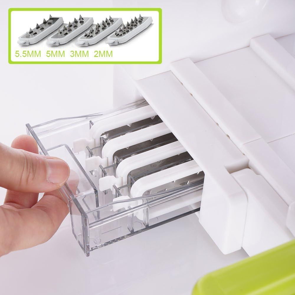 4-in-1 Vegetable Spiralizer – Create Fresh Zucchini & Carrot Noodles Instantly