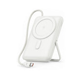 FONENG 10000mAh 22.5W Magnetic Wireless Power Bank with Built-In Cable & Stand