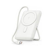 FONENG 10000mAh 22.5W Magnetic Wireless Power Bank with Built-In Cable & Stand