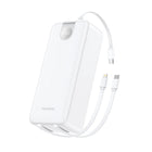 FONENG 30000mAh 22.5W Fast Charging Power Bank with 3 Built-In Cables