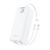 FONENG 30000mAh 22.5W Fast Charging Power Bank with 3 Built-In Cables