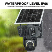 12MP 4G Solar CCTV Security Camera with Night Vision & Motion Detection