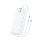 FONENG 20000mAh 22.5W Fast Charging Power Bank with 3 Built-In Cables
