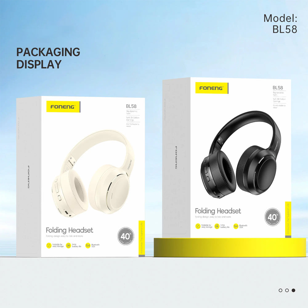 FONENG BL58 Foldable Bluetooth Wireless Headphones