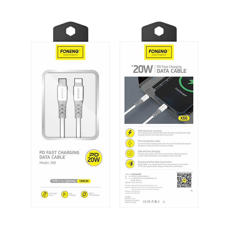 FONENG X66 1m Fast Charging & Data Cable
