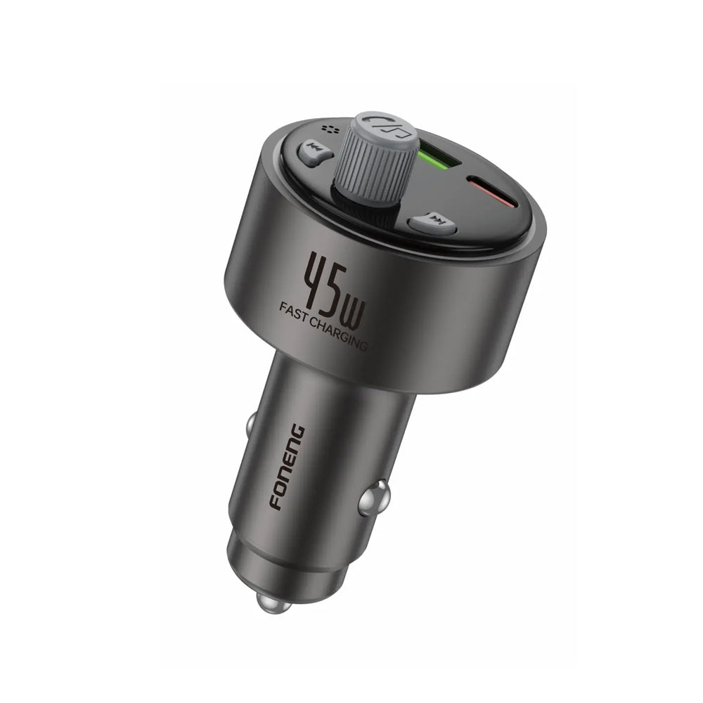 FONENG C26 45W Dual-Port Metal Fast Car Charger