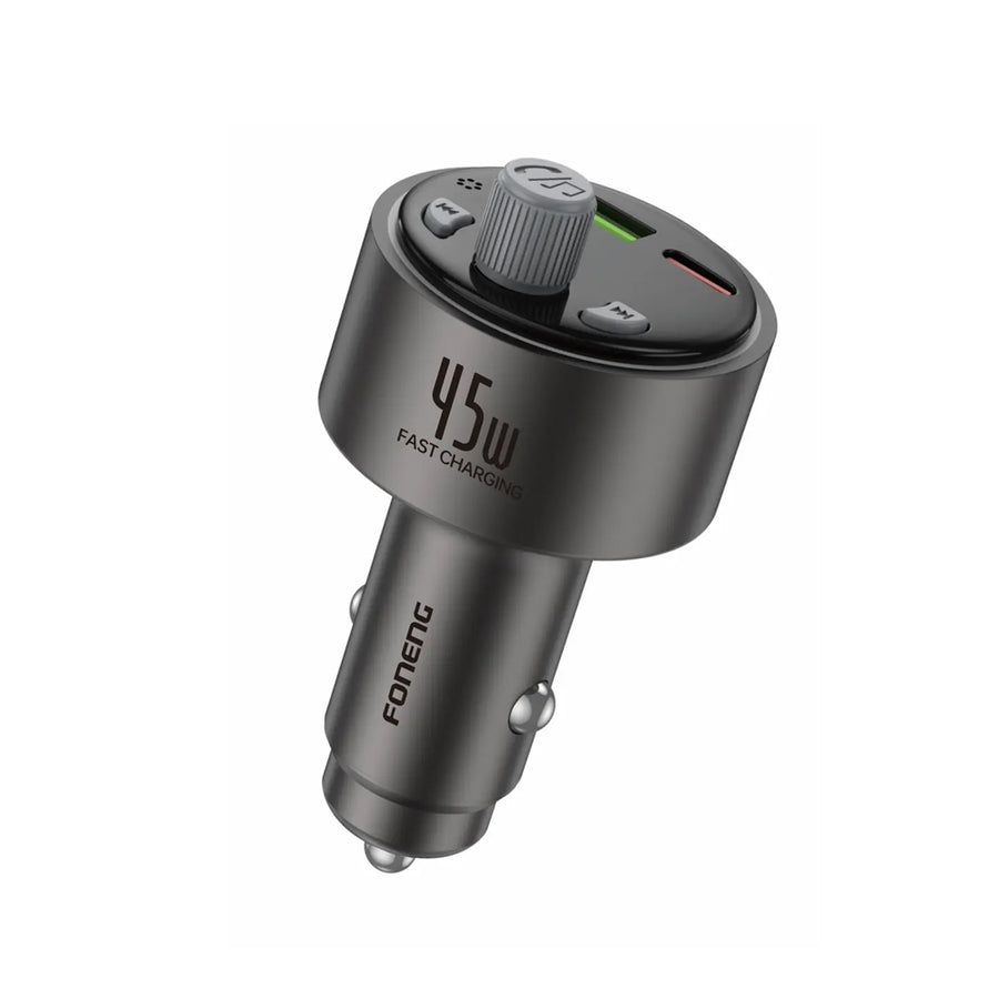 FONENG C26 45W Dual-Port Metal Fast Car Charger
