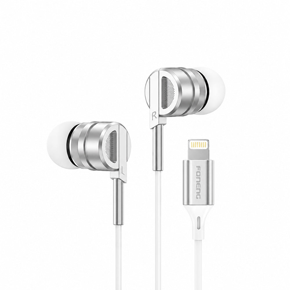 FONENG T66 Half In-Ear Wired Earphones with Microphone