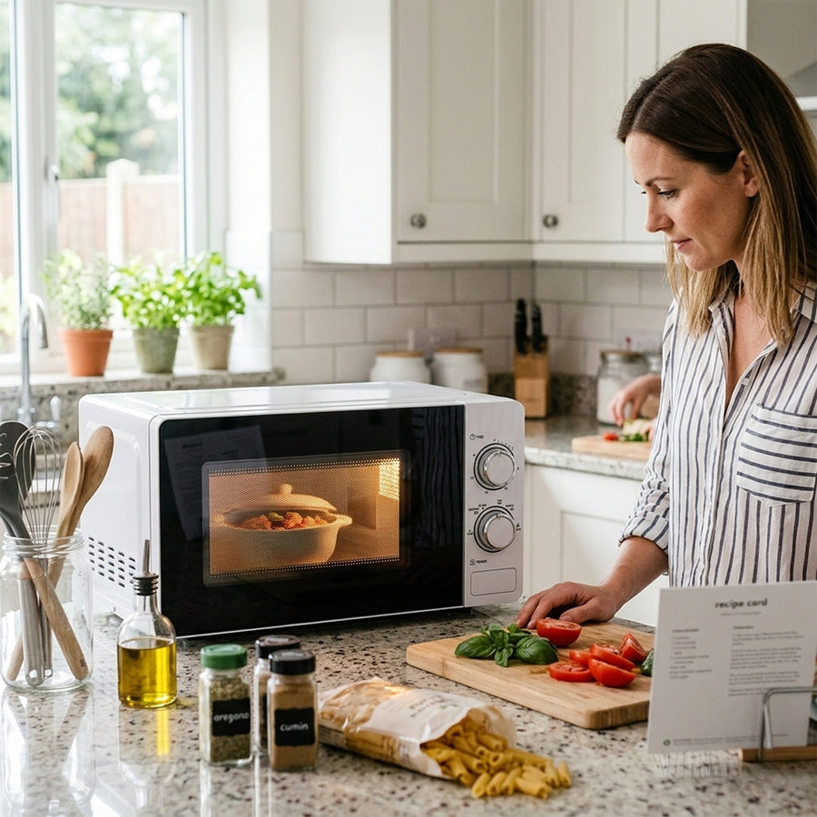 Ecco 20L Microwave Oven 700W – Black/White