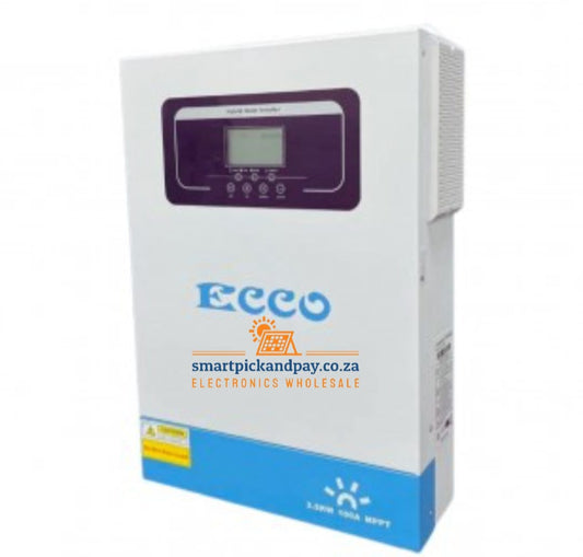 ECCO Hybrid Inverter 3.5KVA 24V MPPT 100A Pure Sine Wave