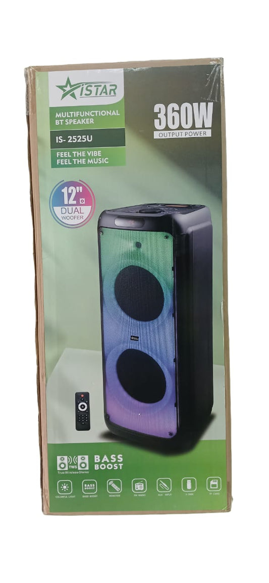 ISTAR Multifunctional Bluetooth Speaker 360W IS-2525U