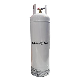 SAFY 48kg Heavy-Duty Double Valve LPG Gas Cylinder (Empty)