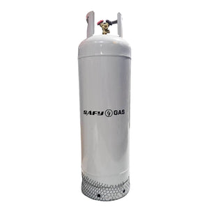 SAFY 48kg Heavy-Duty Double Valve LPG Gas Cylinder (Empty)