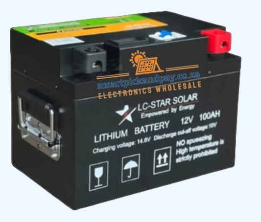LC STAR Solar Lithium-Ion Battery 12V 100AH
