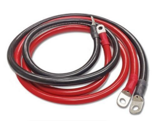 Copper 35mm DC Cable for Inverter/Battery Connections with Lugs (Red&Black)