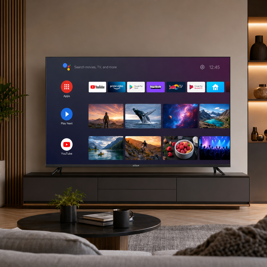 iStar 65-Inch 4K UHD Frameless Android Smart TV
