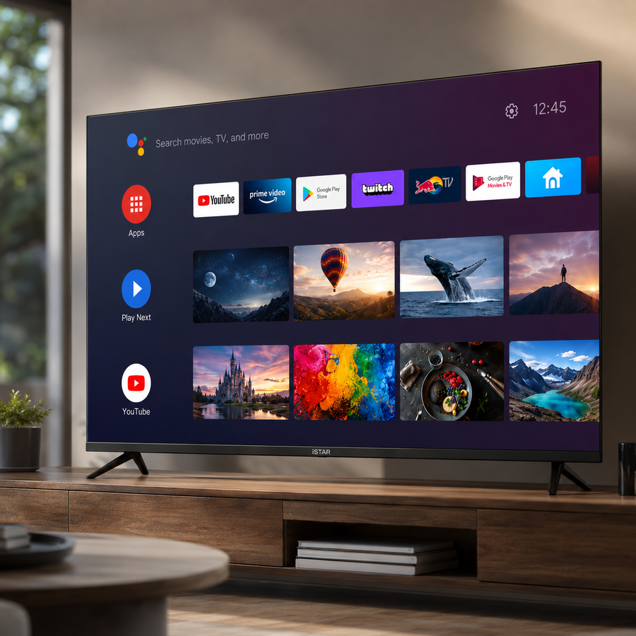 iStar 65-Inch 4K UHD Frameless Android Smart TV