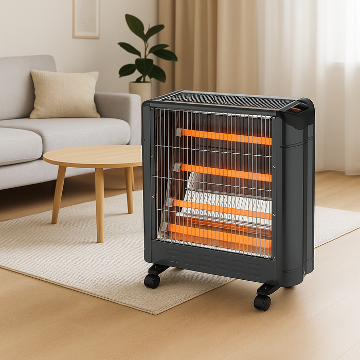 Luxell – 3 Bar Infrared Heater with Thermostat & Humidifier