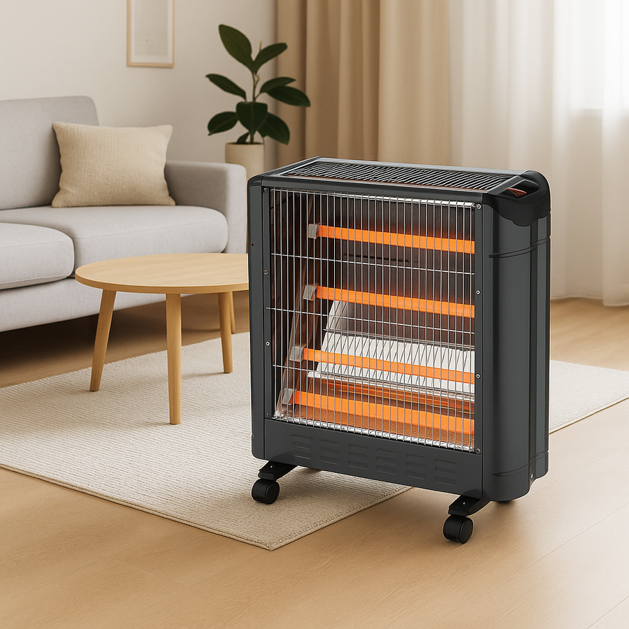 Luxell – 3 Bar Infrared Heater with Thermostat & Humidifier