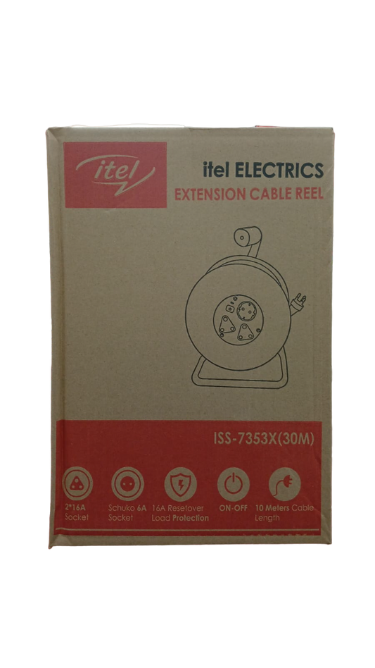 ITEL Electrics Extension Cable Reel 30M