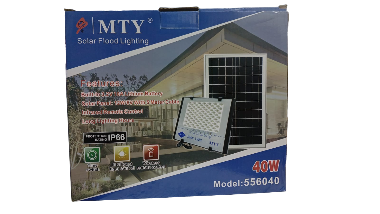 MTY Led Solar Flood Lights 40W - 200W