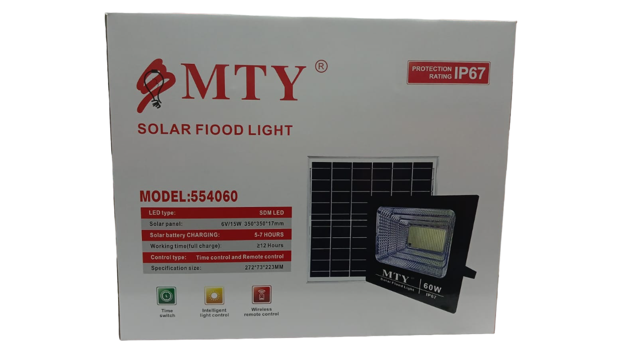 MTY Led Solar Flood Lights 40W - 200W